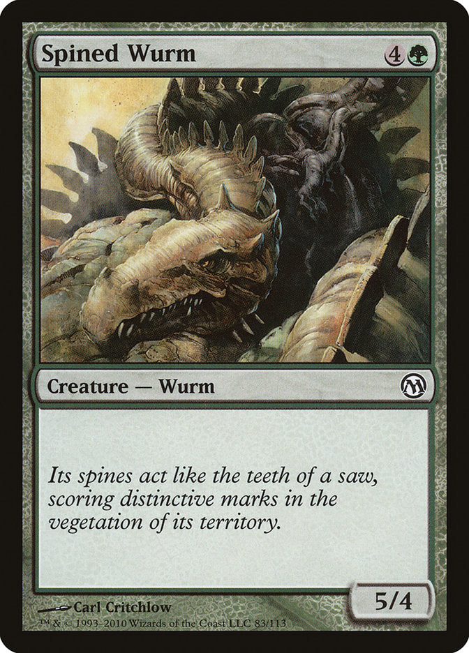 Spined Wurm [Duels of the Planeswalkers] | Grognard Games