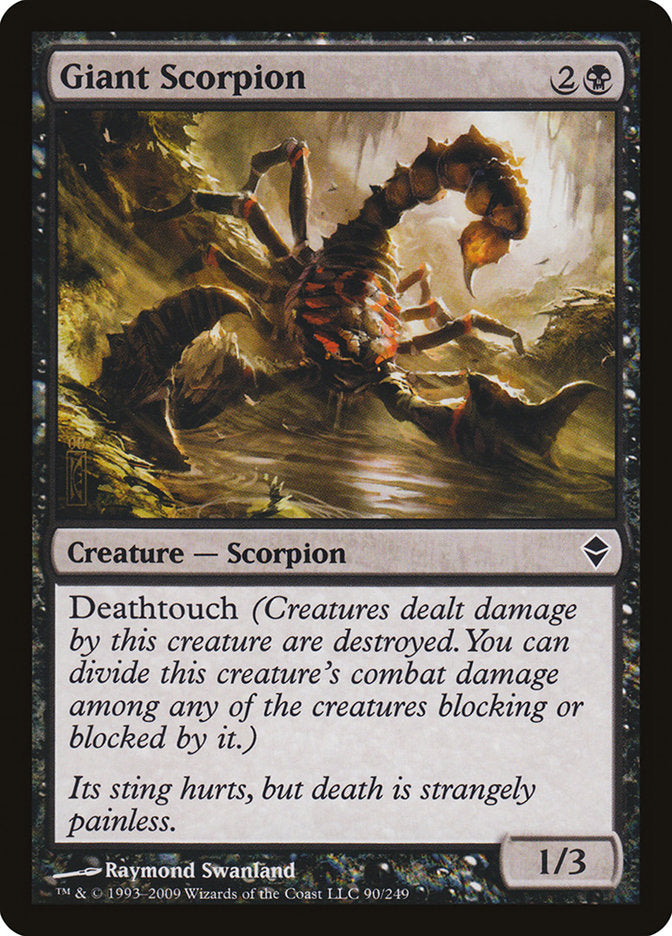 Giant Scorpion [Zendikar] | Grognard Games