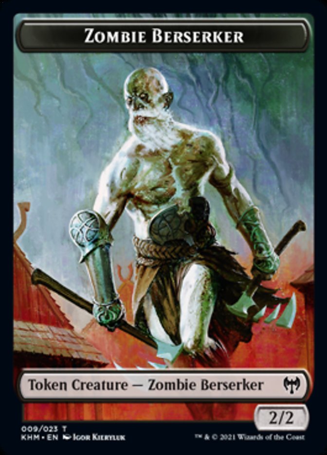 Zombie Berserker [Kaldheim Tokens] | Grognard Games