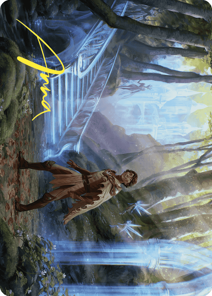 Into the Fae Court Art Card (Gold-Stamped Signature) [Wilds of Eldraine Art Series] | Grognard Games