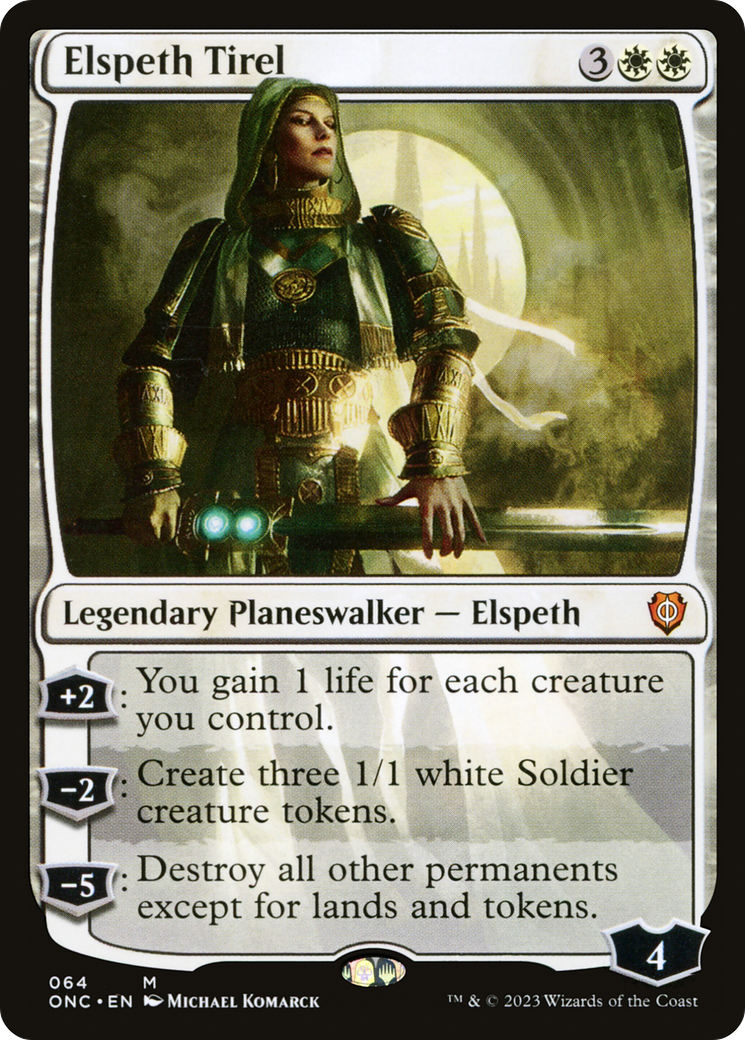 Elspeth Tirel [Phyrexia: All Will Be One Commander] | Grognard Games