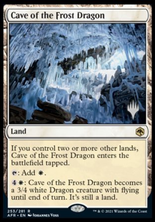 Cave of the Frost Dragon (Promo Pack) [Dungeons & Dragons: Adventures in the Forgotten Realms Promos] | Grognard Games