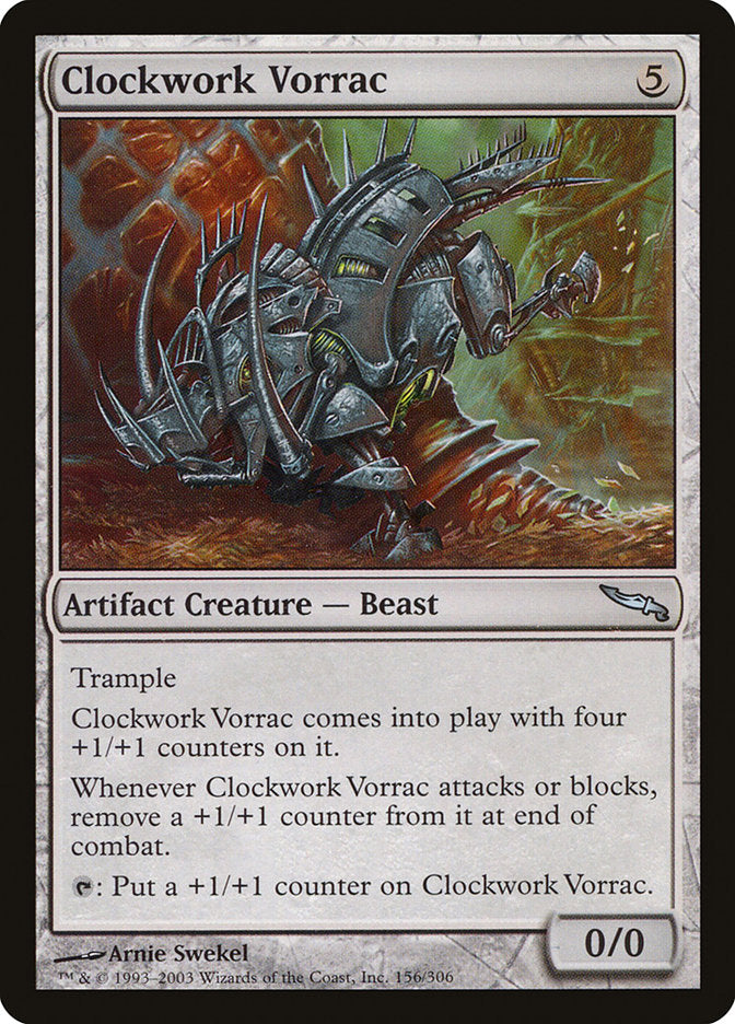 Clockwork Vorrac [Mirrodin] | Grognard Games