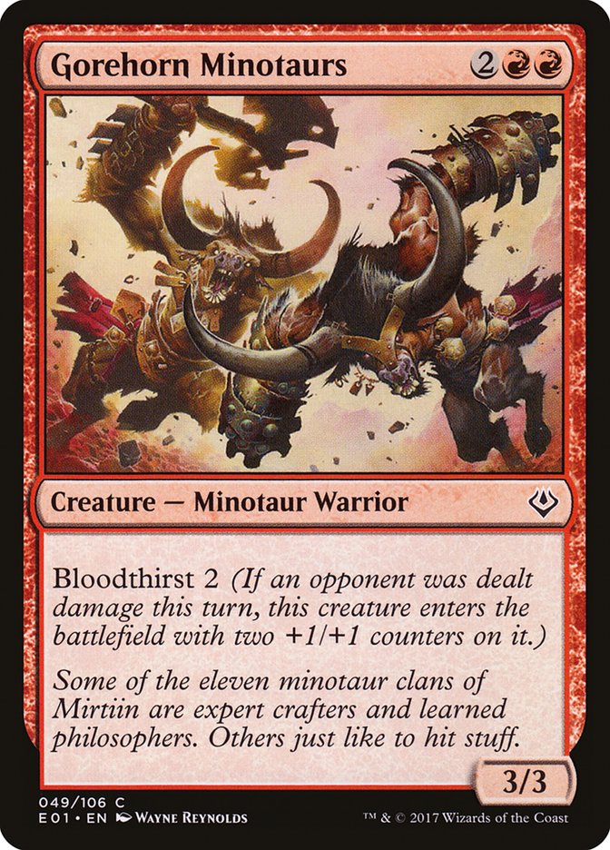 Gorehorn Minotaurs [Archenemy: Nicol Bolas] | Grognard Games