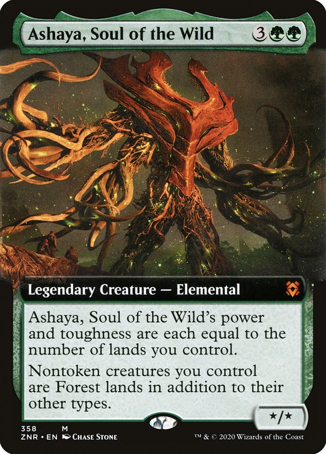 Ashaya, Soul of the Wild (Extended) [Zendikar Rising] | Grognard Games