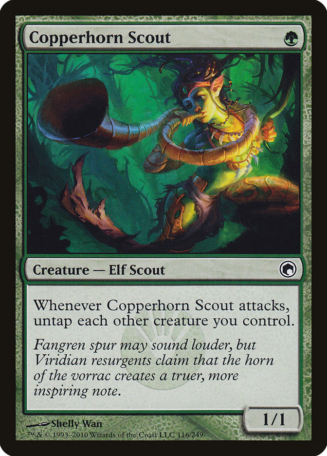 Copperhorn Scout [Scars of Mirrodin] | Grognard Games