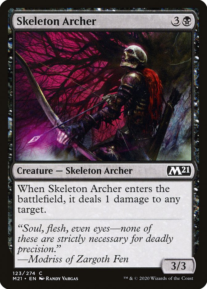 Skeleton Archer [Core Set 2021] | Grognard Games