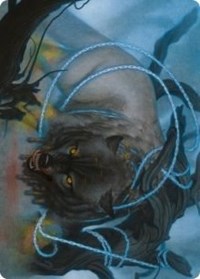 Bind the Monster Art Card [Kaldheim: Art Series] | Grognard Games