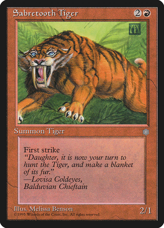 Sabretooth Tiger [Ice Age] | Grognard Games