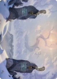 Snow-Covered Plains (276) Art Card [Kaldheim: Art Series] | Grognard Games