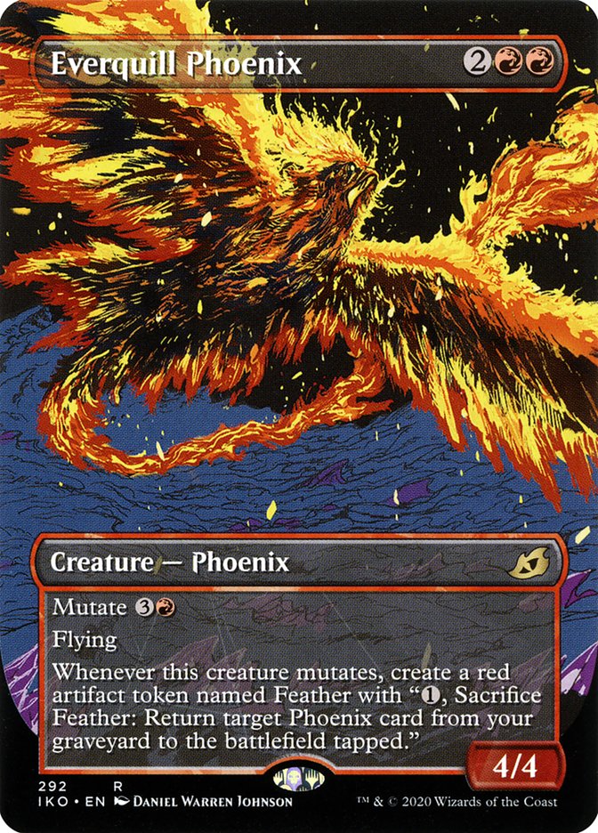 Everquill Phoenix (Showcase) [Ikoria: Lair of Behemoths] | Grognard Games