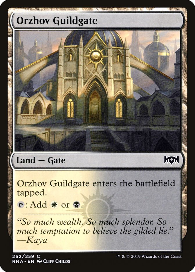 Orzhov Guildgate (252/259) [Ravnica Allegiance] | Grognard Games