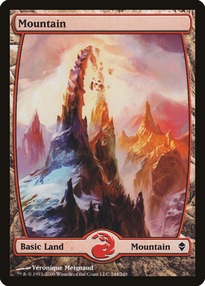 Mountain (244) [Zendikar] | Grognard Games