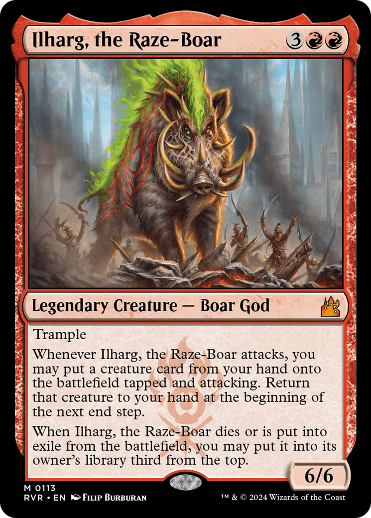 Ilharg, the Raze-Boar [Ravnica Remastered] | Grognard Games