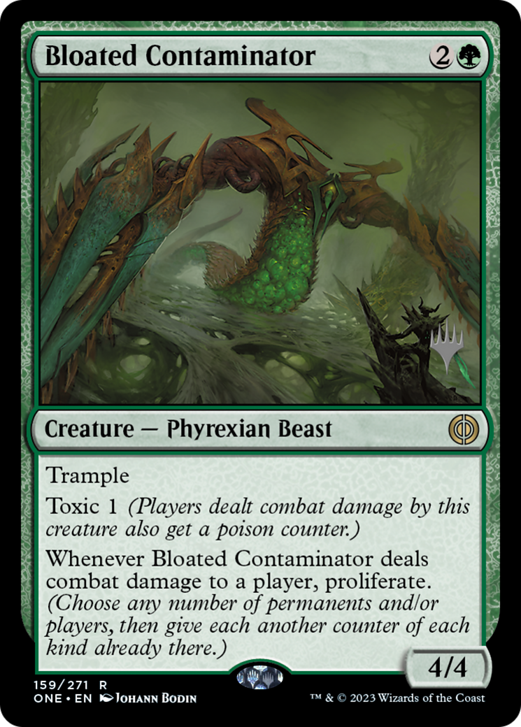 Bloated Contaminator (Promo Pack) [Phyrexia: All Will Be One Promos] | Grognard Games