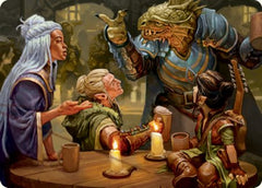 You Meet in a Tavern Art Card [Dungeons & Dragons: Adventures in the Forgotten Realms Art Series] | Grognard Games