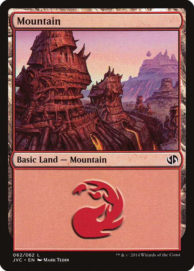 Mountain (62) [Duel Decks Anthology] | Grognard Games