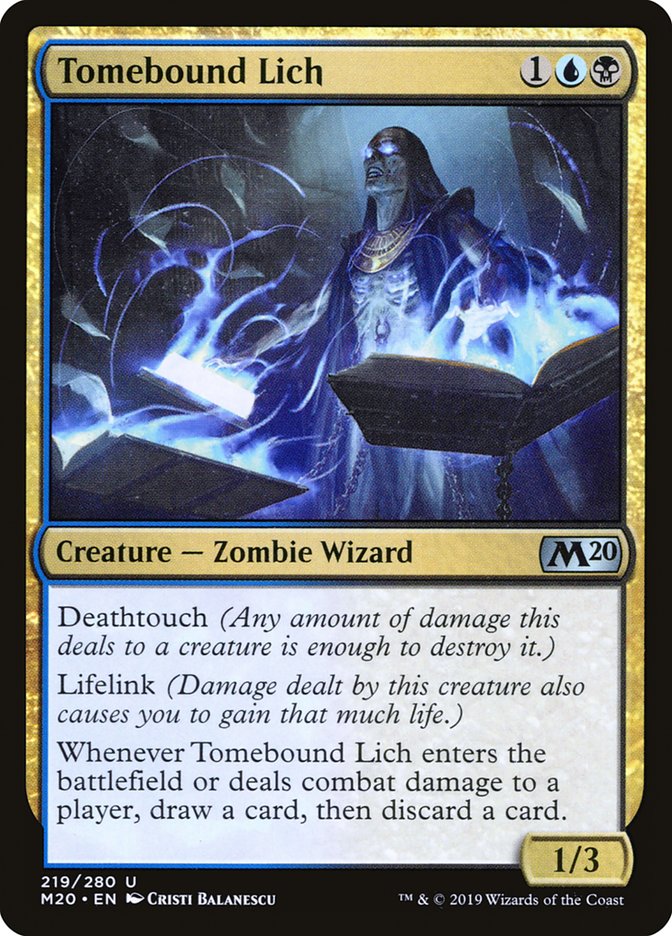 Tomebound Lich [Core Set 2020] | Grognard Games