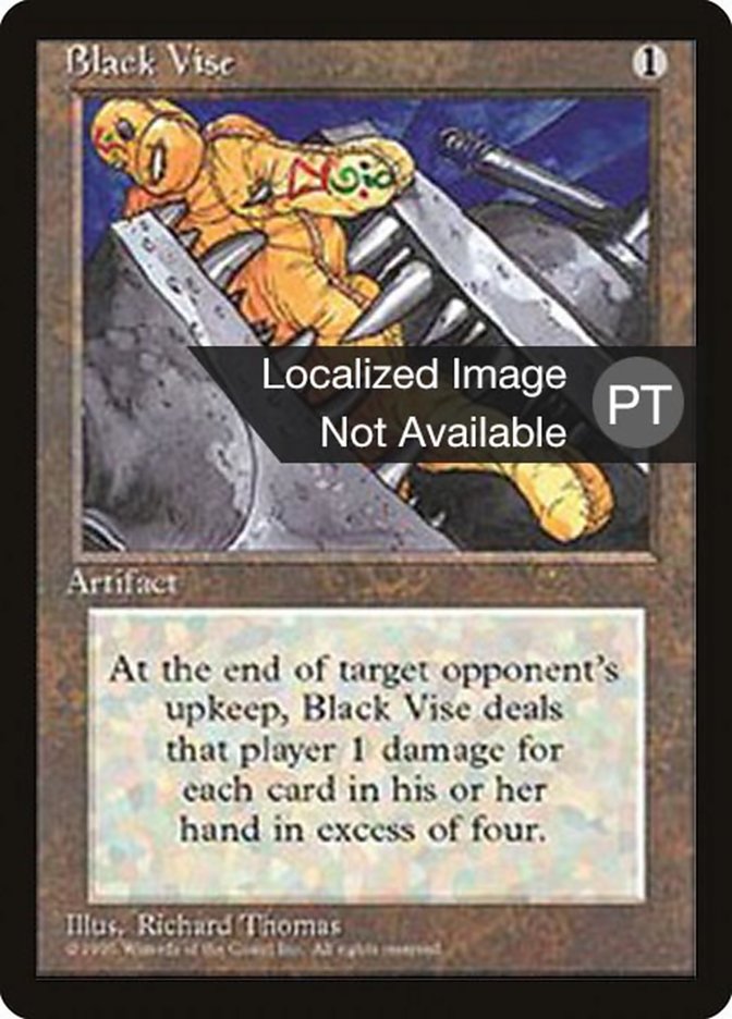 Black Vise [Fourth Edition (Foreign Black Border)] | Grognard Games