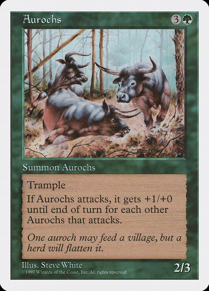 Aurochs [Fifth Edition] | Grognard Games