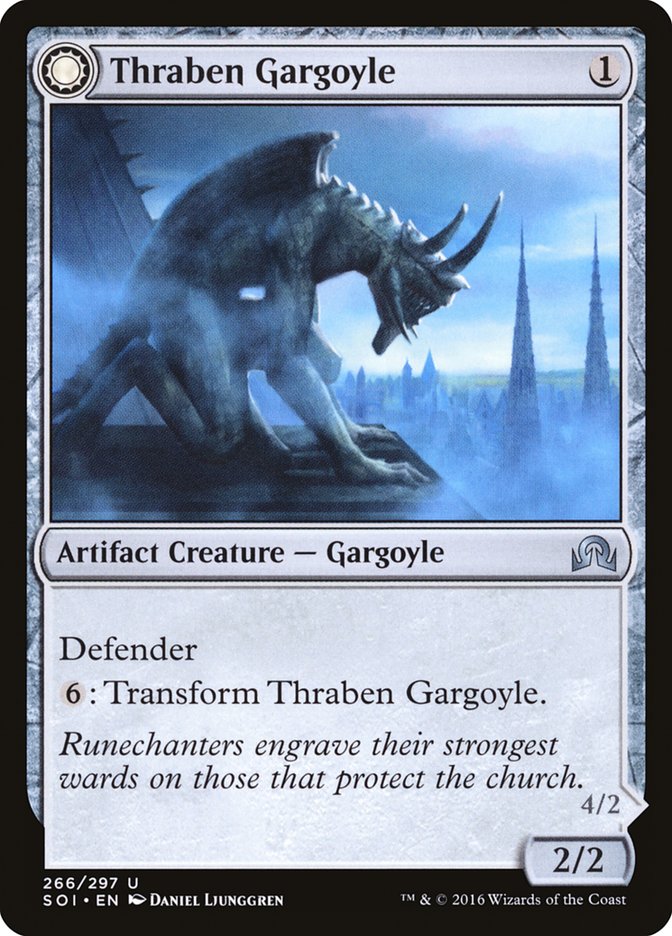 Thraben Gargoyle // Stonewing Antagonizer [Shadows over Innistrad] | Grognard Games