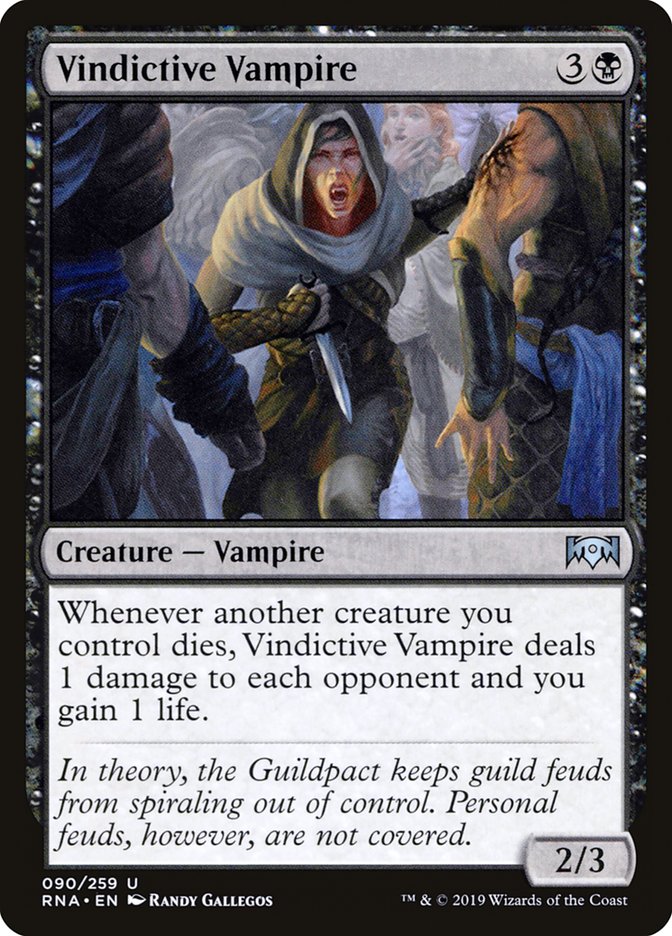 Vindictive Vampire [Ravnica Allegiance] | Grognard Games