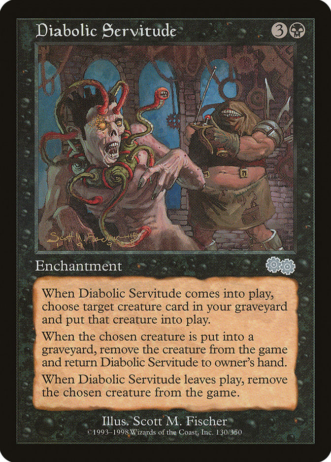 Diabolic Servitude [Urza's Saga] | Grognard Games