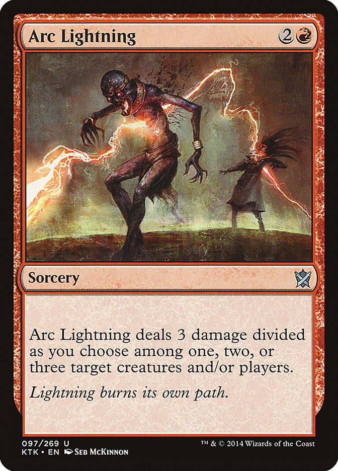 Arc Lightning [Khans of Tarkir] | Grognard Games
