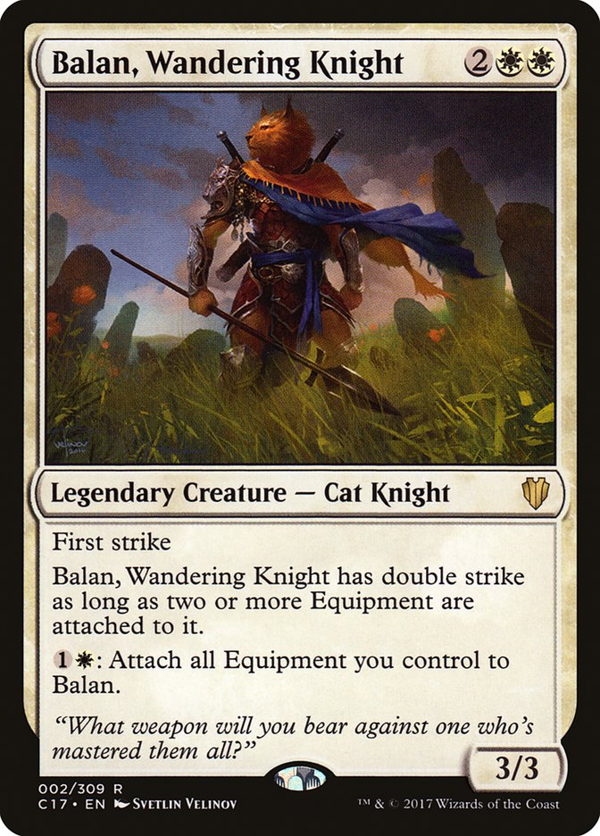 Balan, Wandering Knight [Commander 2017] | Grognard Games