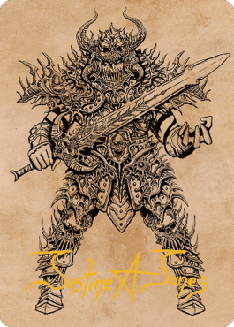 Sarevok, Deathbringer Art Card (Gold-Stamped Signature) [Commander Legends: Battle for Baldur's Gate Art Series] | Grognard Games