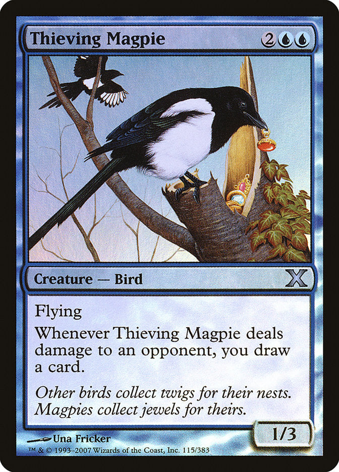 Thieving Magpie (Premium Foil) [Tenth Edition] | Grognard Games