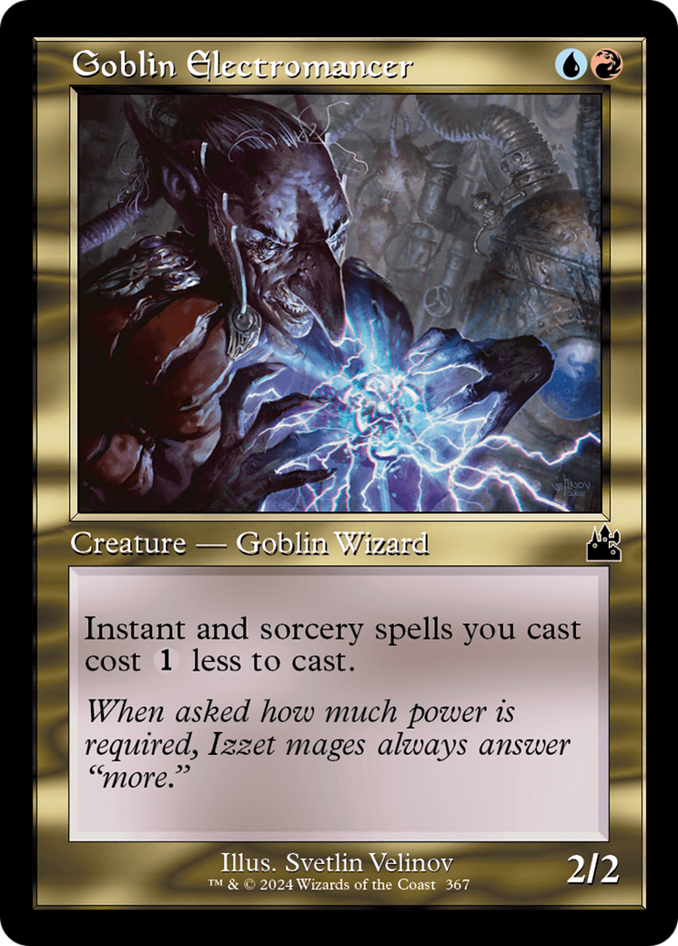 Goblin Electromancer (Retro Frame) [Ravnica Remastered] | Grognard Games