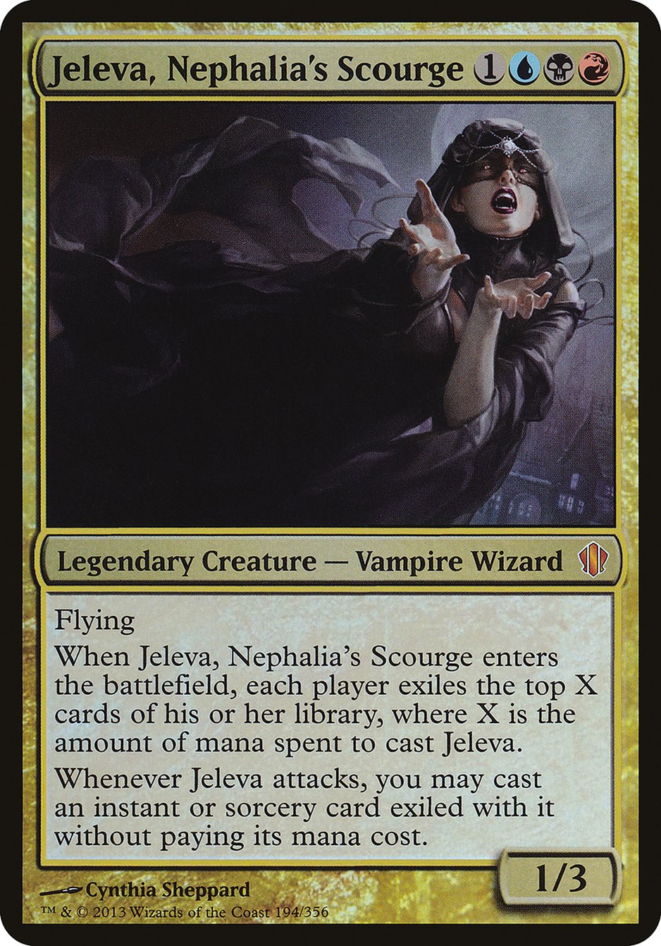 Jeleva, Nephalia's Scourge (Oversized) [Commander 2013 Oversized] | Grognard Games