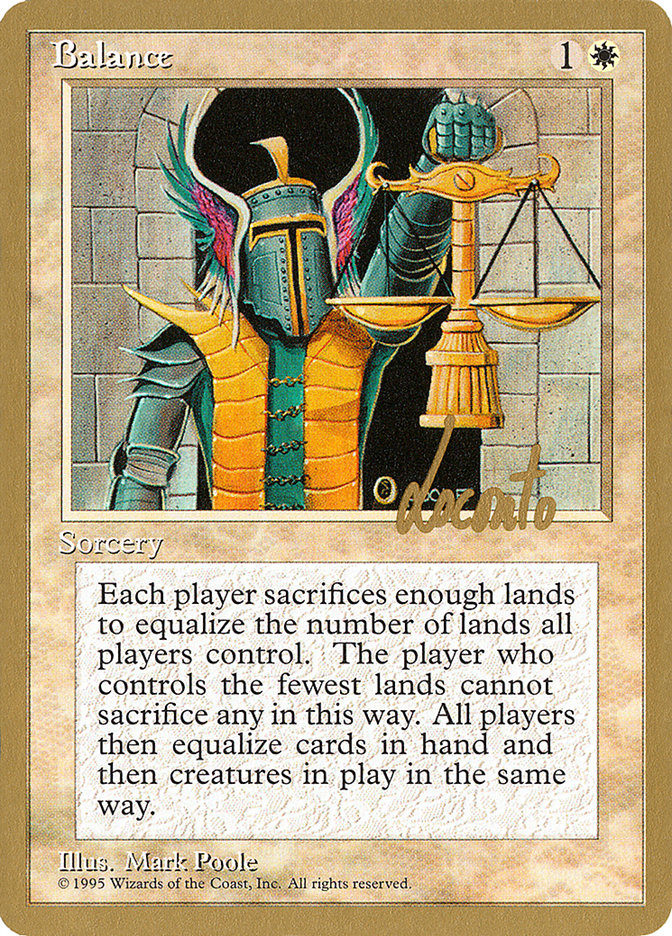 Balance (Michael Loconto) [Pro Tour Collector Set] | Grognard Games