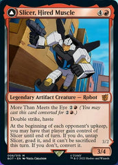Slicer, Hired Muscle // Slicer, High-Speed Antagonist [Universes Beyond: Transformers] | Grognard Games