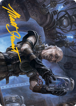 Delver of Secrets Art Card (Gold-Stamped Signature) [Innistrad: Midnight Hunt Art Series] | Grognard Games