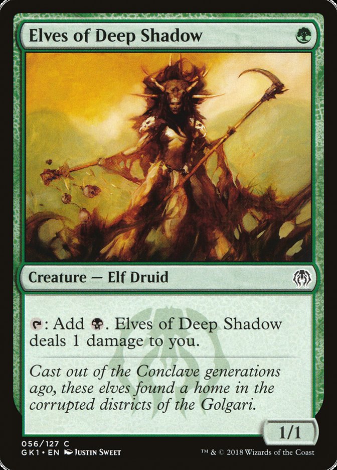 Elves of Deep Shadow [Guilds of Ravnica Guild Kit] | Grognard Games