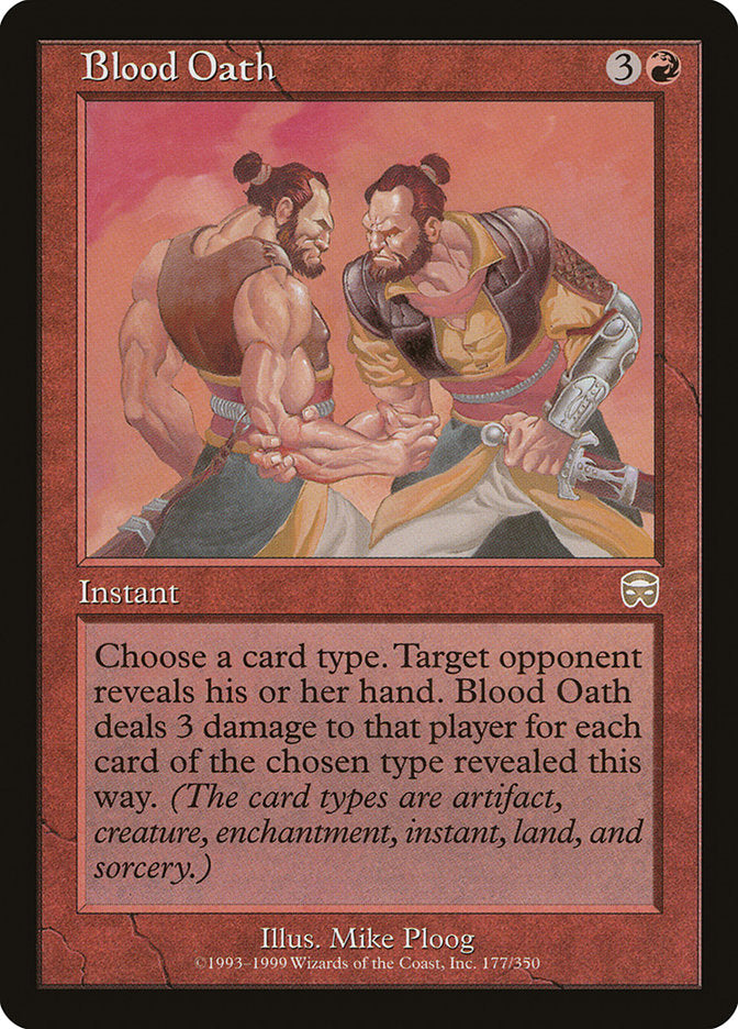 Blood Oath [Mercadian Masques] | Grognard Games
