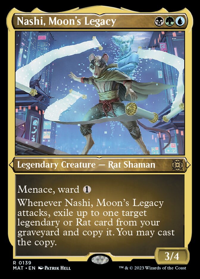 Nashi, Moon's Legacy (Foil Etched) [March of the Machine: The Aftermath] | Grognard Games