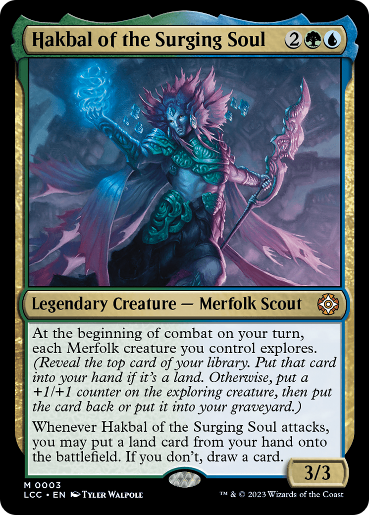 Hakbal of the Surging Soul [The Lost Caverns of Ixalan Commander] | Grognard Games
