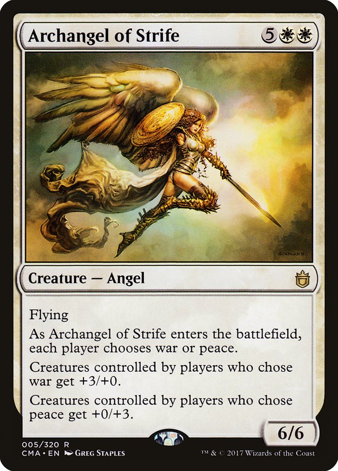 Archangel of Strife [Commander Anthology] | Grognard Games