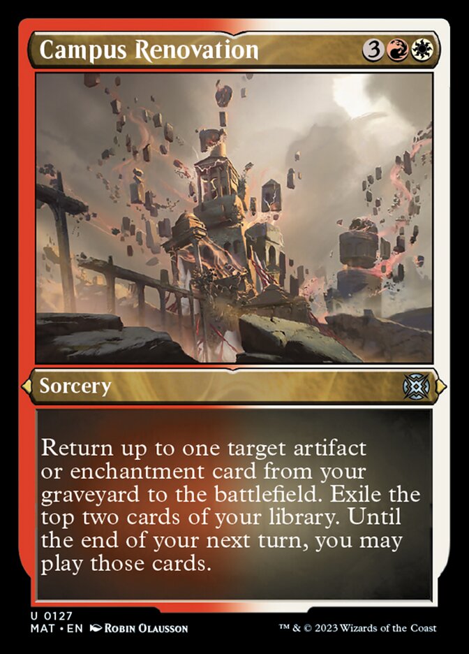 Campus Renovation (Foil Etched) [March of the Machine: The Aftermath] | Grognard Games