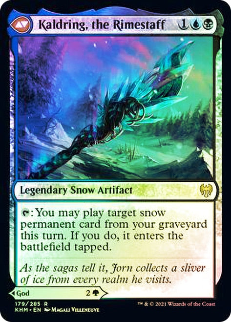 Jorn, God of Winter // Kaldring, the Rimestaff [Kaldheim Prerelease Promos] | Grognard Games