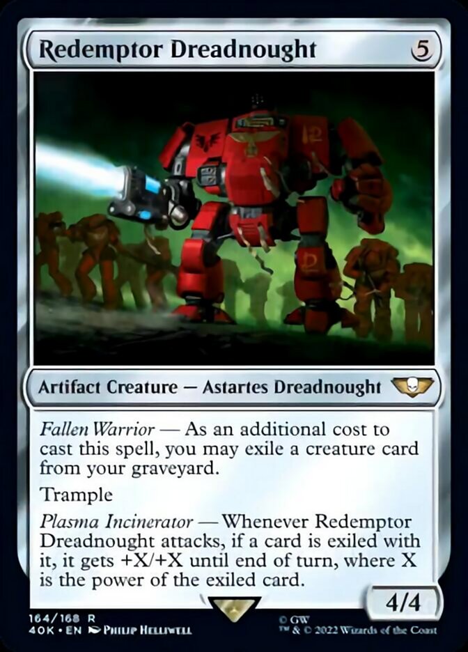 Redemptor Dreadnought (Surge Foil) [Universes Beyond: Warhammer 40,000] | Grognard Games