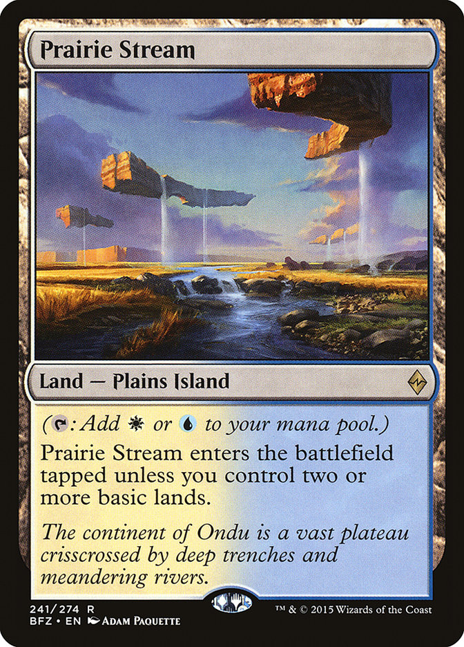 Prairie Stream [Battle for Zendikar] | Grognard Games