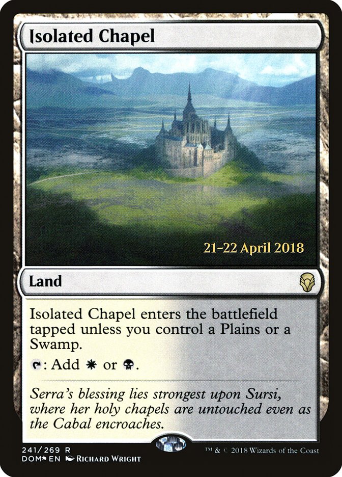 Isolated Chapel  [Dominaria Prerelease Promos] | Grognard Games