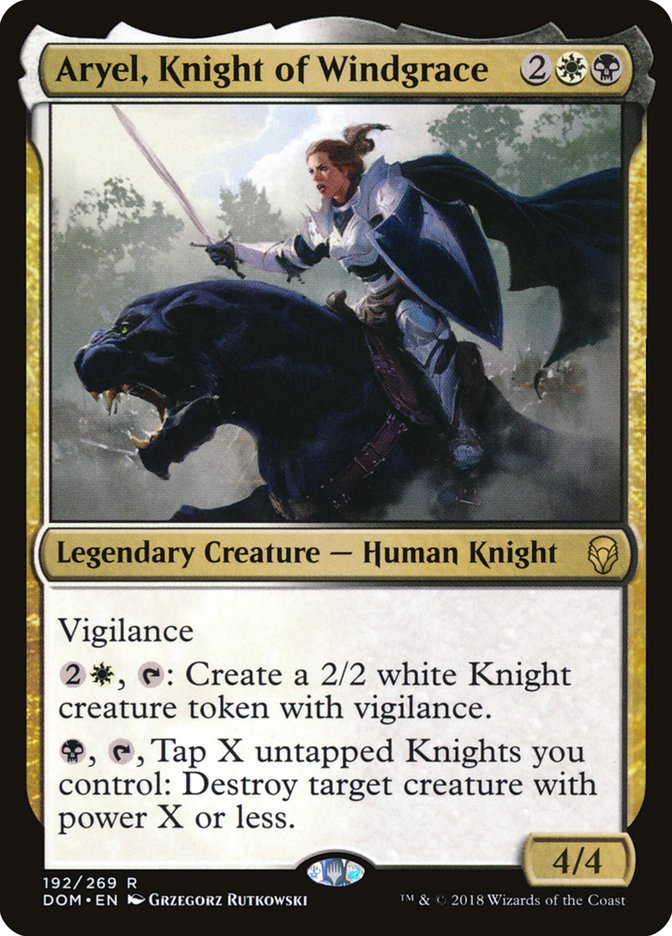 Aryel, Knight of Windgrace [Dominaria] | Grognard Games