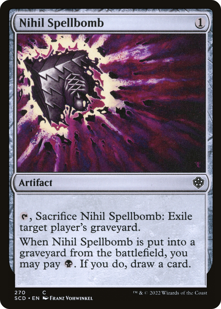 Nihil Spellbomb [Starter Commander Decks] | Grognard Games