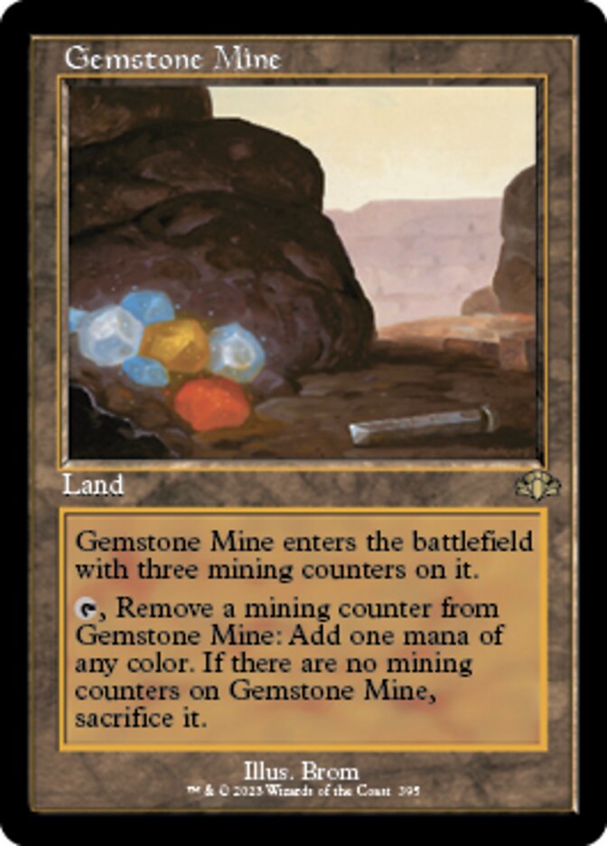 Gemstone Mine (Retro) [Dominaria Remastered] | Grognard Games