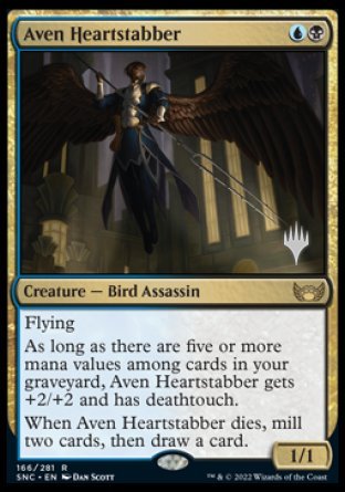 Aven Heartstabber (Promo Pack) [Streets of New Capenna Promos] | Grognard Games